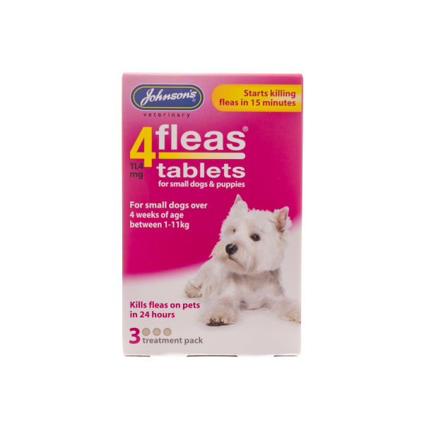 4fleas Tablets for Puppies & Small Dogs