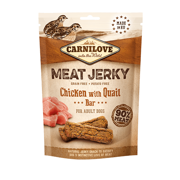 Carnilove Jerky Chicken with Quail Bar