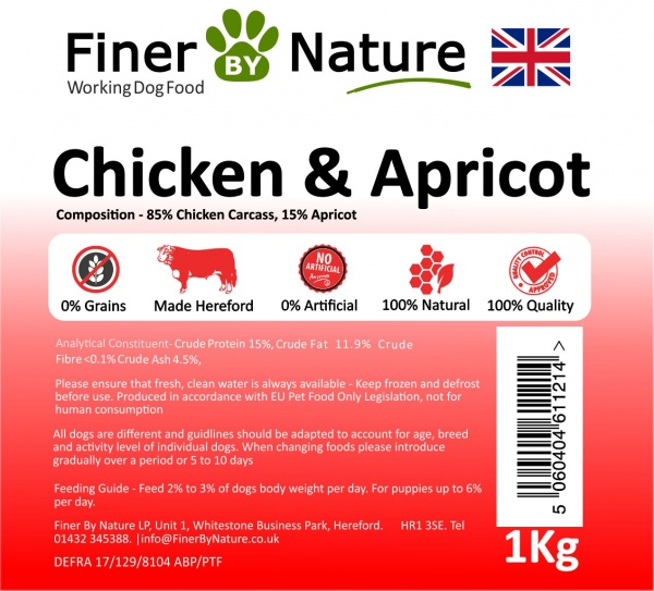 Finer by Nature Chicken & Apricot Mince