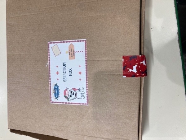 Dog treat selection box