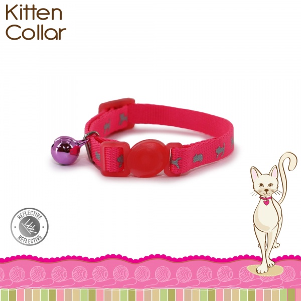 Ancol Hi Vis Safety Kitten Collar