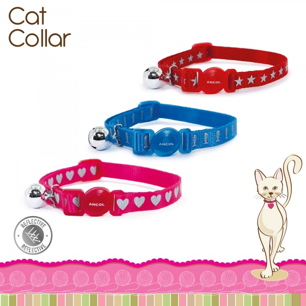 Ancol Safety Buckle Reflective Collar