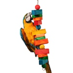 Big Beak Chunky Wood Parrot Toy