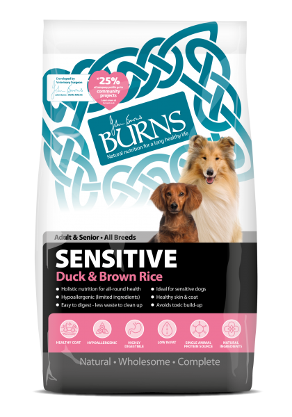 Burns Sensitive Duck & Brown Rice