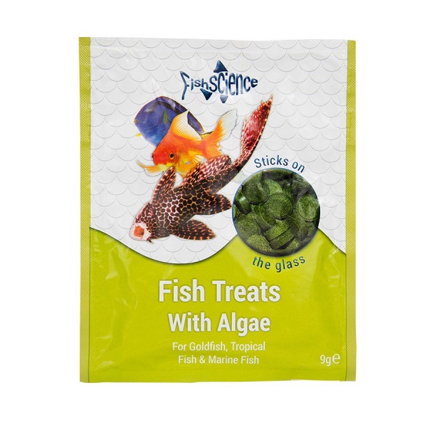 Fish Science Fish Treats with Algae 9g