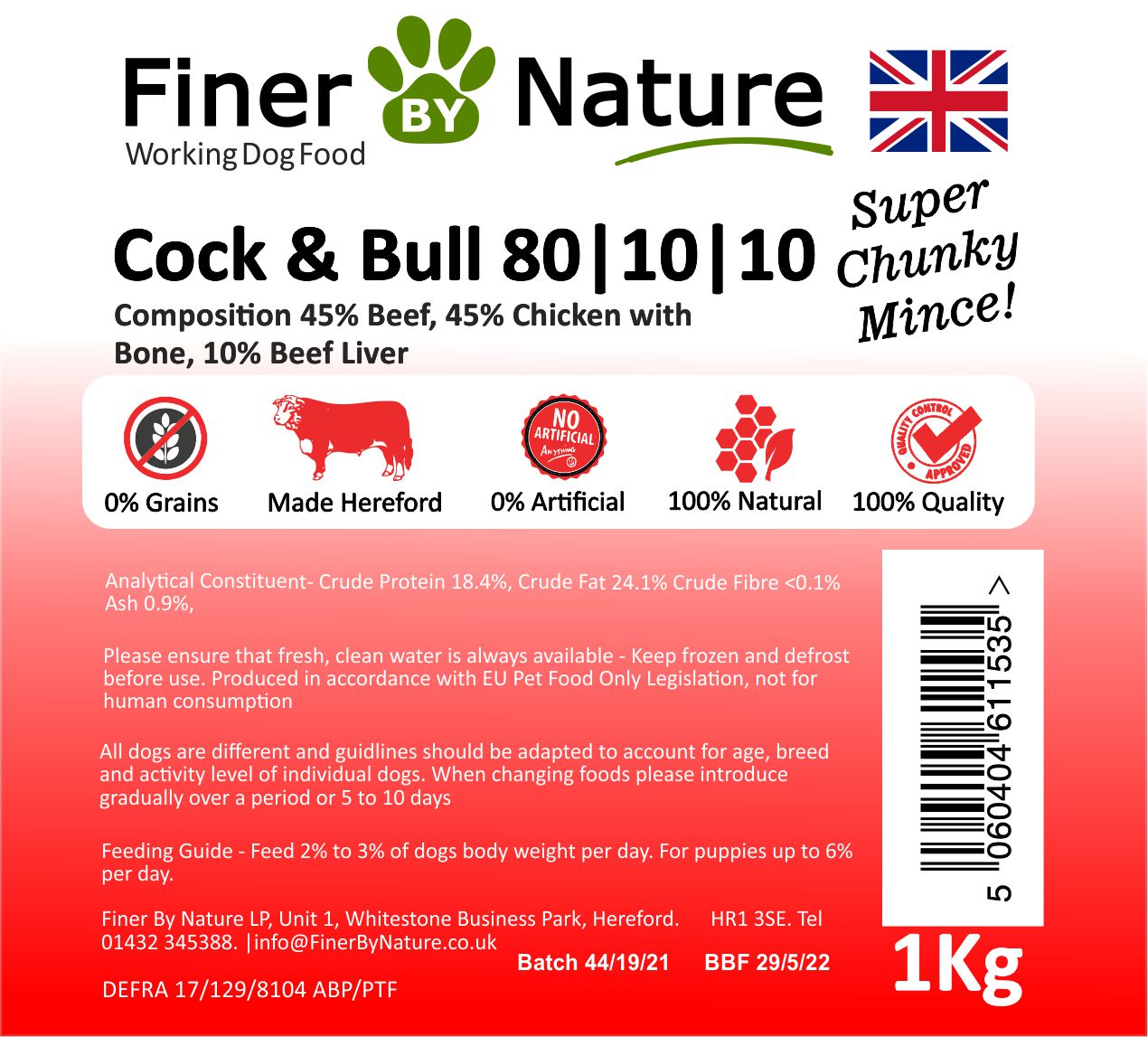 Finer by Nature Cock & Bull Mince