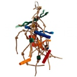 Verglas Wood & Rope Parrot Toy